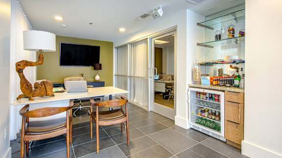 Dining Space at Baker Block, Costa Mesa