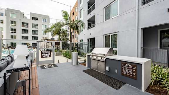 Grill Stations at Baker Block, Costa Mesa, California