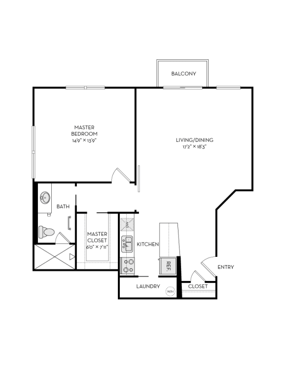 LA4_1Bed at The Heights at Park Lane, Texas