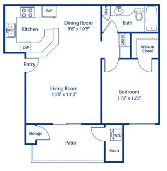 Palmetto Floor Plan at Solterra At Civic Center, California