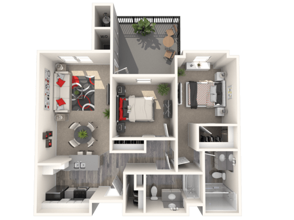 Cabernet Floor Plan at 55+ FountainGlen Terra Vista, Rancho Cucamonga, California