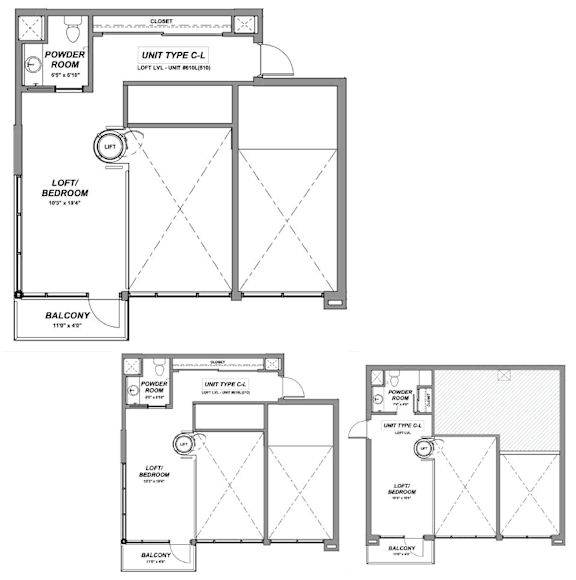 Floor Plan  CL-2 Floor Plan at Casa Estilo Apartments, Chula Vista, 91910