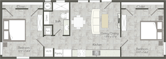 Unit C floor plan