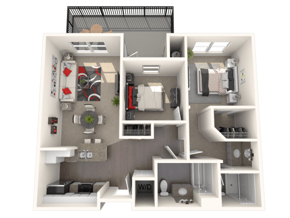 Eastlake - two bedroom two bathroom unit at FountainGlen Temecula