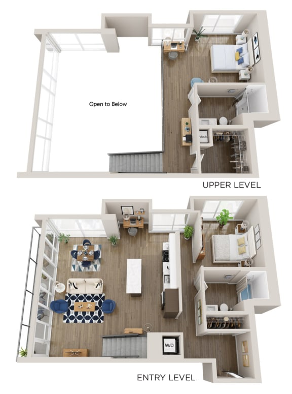 Emerald L10 2 Bed 2 Bath 1566 Square Foot Floor Plan