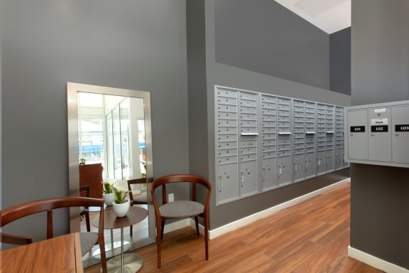 Automated Package Delivery Room at Imperial Hardware Lofts, Riverside, 92501