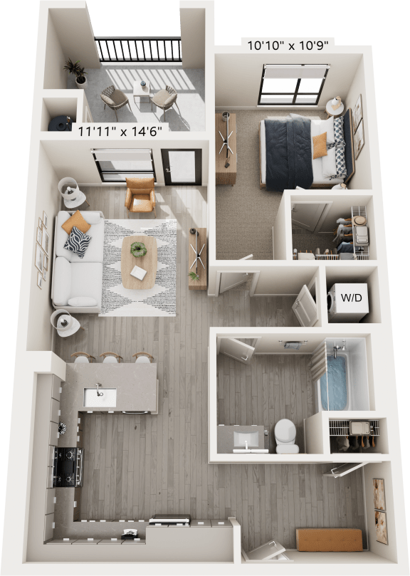 A4 Floor Plan at North Grove, California, 92501