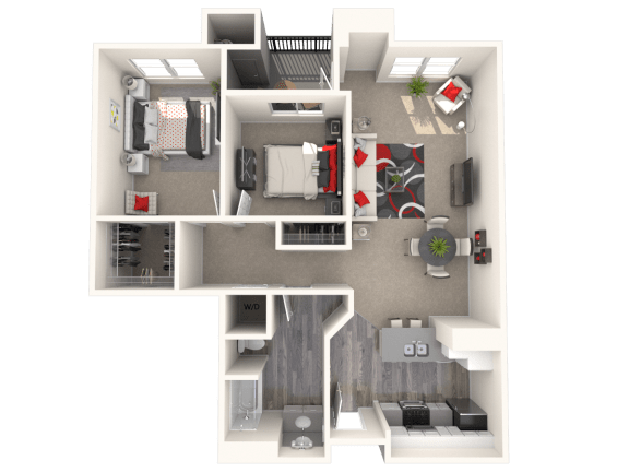 McIntosch Floor Plan at 55+ FountainGlen Seacliff, California