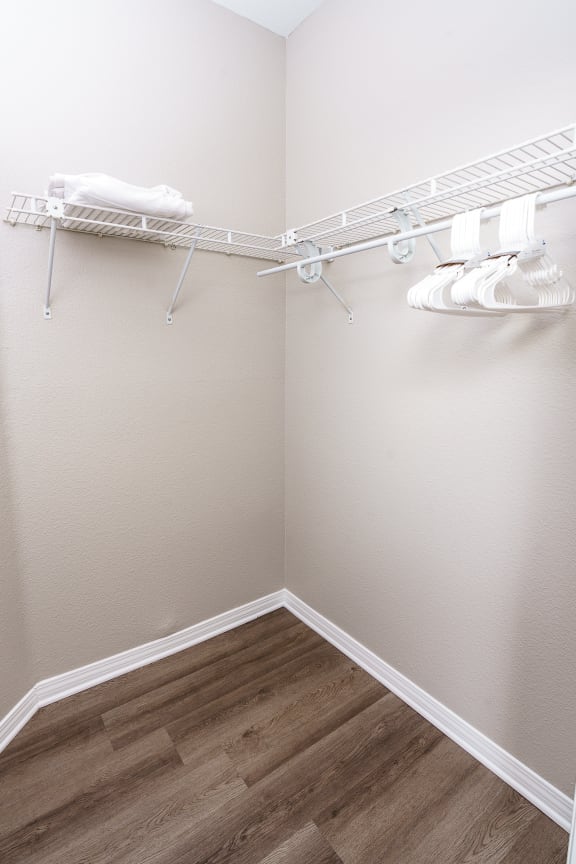 a walk in closet at Missions at Chino Hills, Chino Hills California