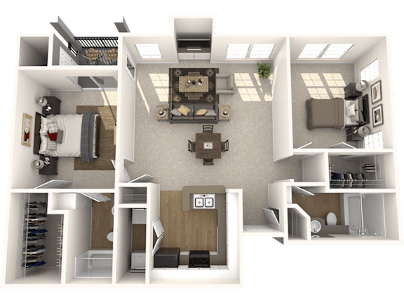 Museo B4 Renovated Floor Plan Image