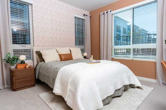 Well Decorated Bedroom With Plenty Of Natural Lights at North Grove, California, 92501