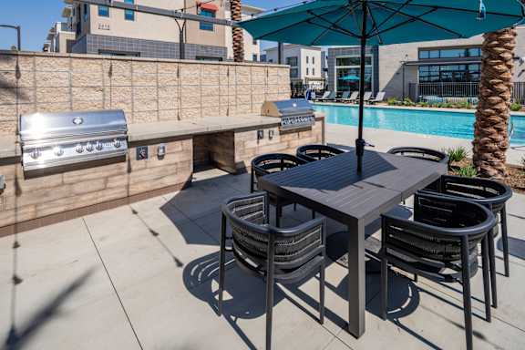 Outdoor Patio With Grill at North Grove, Riverside
