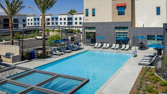 Outdoor Swimming Pool at North Grove, Riverside