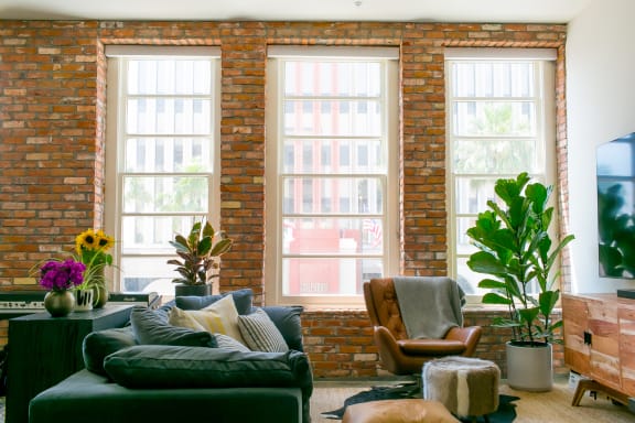 Open Floor Plan, Contemporary Urban Lofts with 9’ to 12’ Ceilings and 8’ Windows at Imperial Hardware Lofts, Riverside, 92501