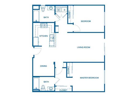 B1 Floor Plan at 6940 Sepulveda, Van Nuys California
