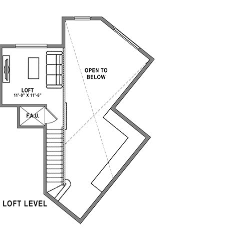B3 Loft Floor Plan at Baker Block, Costa Mesa