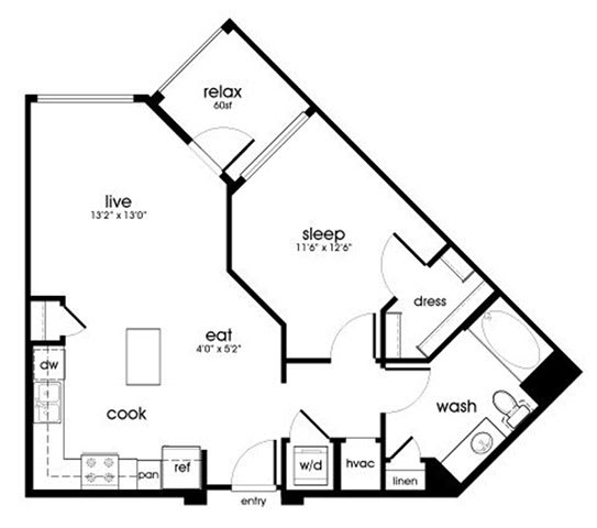 A2 Floor Plan at Rize Irvine, California
