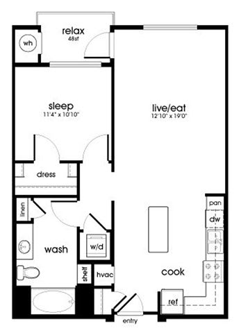 A5 Floor Plan at Rize Irvine, California