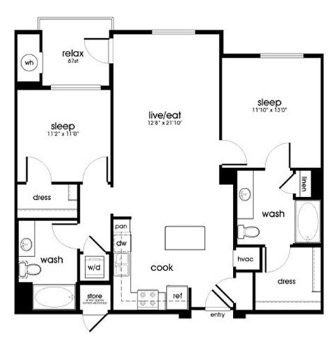 B5 Floor Plan at Rize Irvine, Irvine, 92614