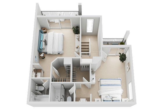 Plan D2 Plan D2 at Harbor Pointe, California, 92629