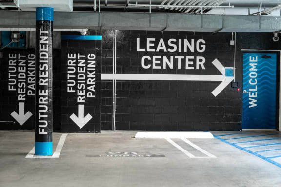 Garage parking at The Preston Miracle Mile Apartments, California, 90036
