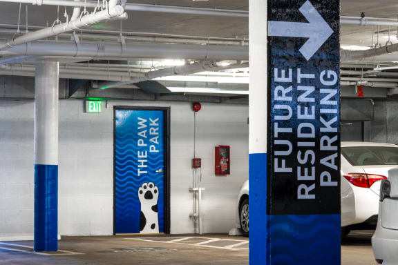 Reserved Resident Parking at The Preston Miracle Mile Apartments, Los Angeles, CA, California, 90036
