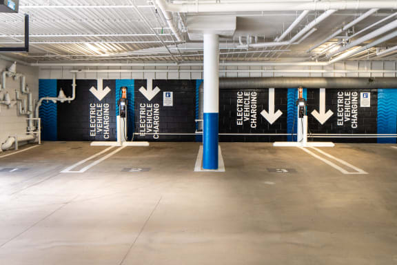 Garages Available at The Preston Miracle Mile Apartments, Los Angeles, CA, 90036