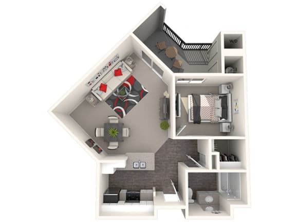 Rancho Floor Plan at 55+ FountainGlen Valencia, Valencia