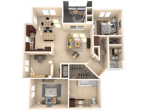 Sequoia Floor Plan at 55+ FountainGlen  Jacaranda, Fullerton