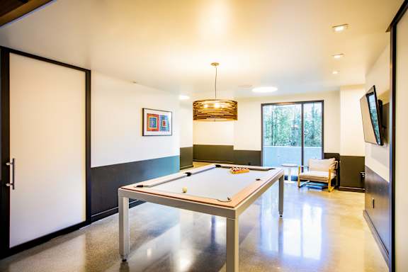 Billiards Room at The Rise, San Francisco California