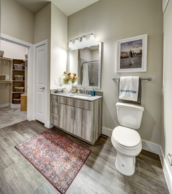 Spa Inspired Bathroom at Arise Riverside, Austin