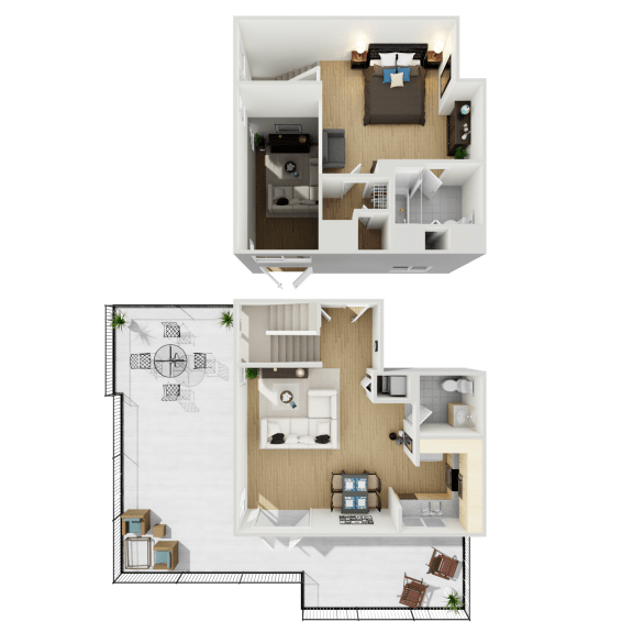the bedroom floor plan of a 2100 sq ft house at Vendome Place, San Jose, 95110