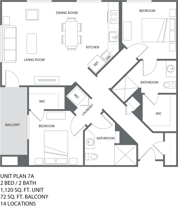 a blueprint view of a floor plan of a house