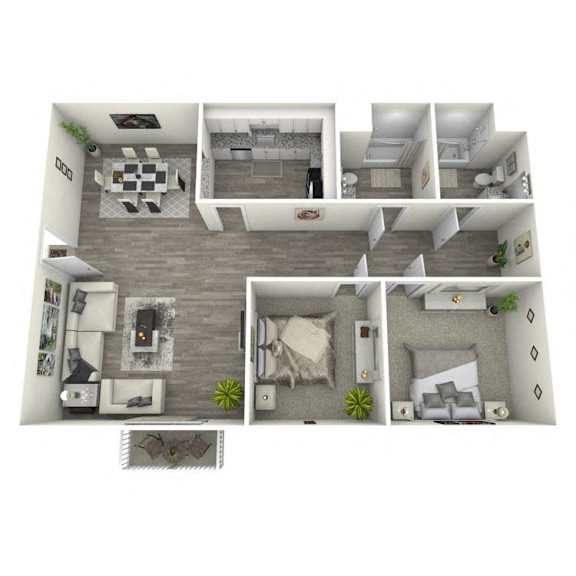 2Bed 2Bath at Crest at East Cobb Apartments, Georgia