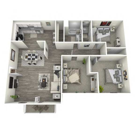 3Bed 2Bath at Crest at East Cobb Apartments, Marietta