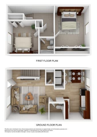 2Bed 1.5Bath at Chelsea Place Apartments, GA, 30058