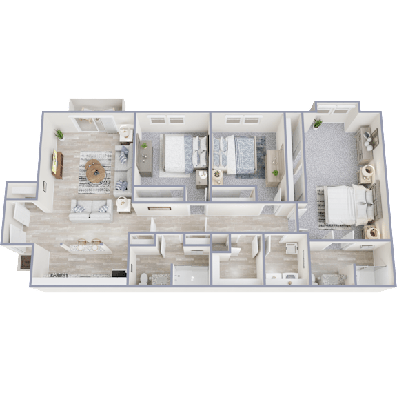 Floor Plan  3Bed 2Bath