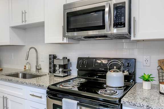 Kitchen with appliances