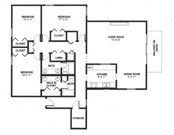 Fully Renovated Three Bed Two Bath 1,825 Square Feet at The Bridges at Foxridge, Mission