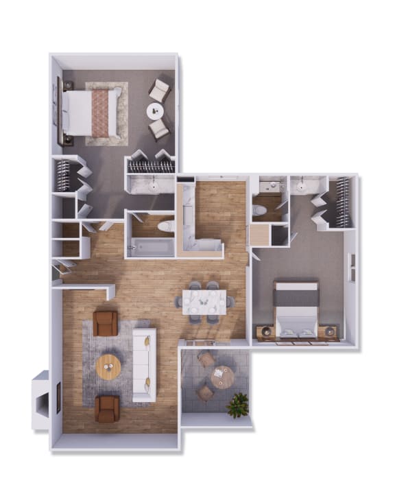 2 bed 2 bath 1160 square feet 2 bed 2 bath 1160 square feet at Willow Creek, Kansas City