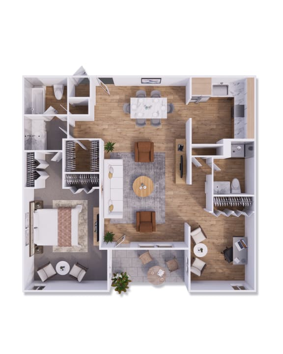 1 bed 1 bath 1022 square feet 1 bed 1 bath 1022 square feet at Willow Creek, Missouri, 64114
