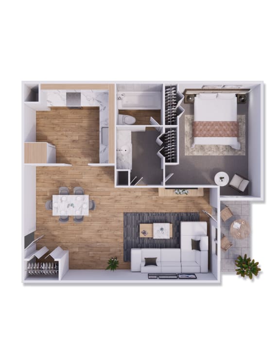 1 bed 1 bath 913 square feet 1 bed 1 bath 913 square feet at Willow Creek, Missouri, 64114