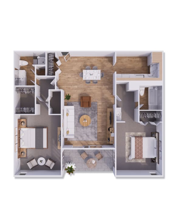 2 bed 2 bath 1050 square feet 2 bed 2 bath 1050 square feet at Willow Creek, Kansas City, MO, 64114