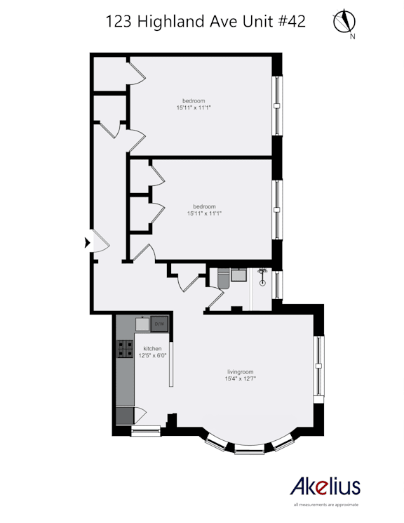 2 bedroom floorplan unit 42