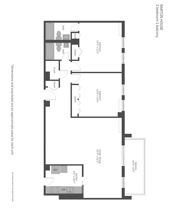 a floor plan of a house with an open floor plan