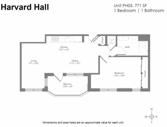 a floor plan of a house with a bedroom and a bathroom
