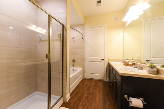Bathroom Shower and Tub at Alaqua, Jacksonville, Florida