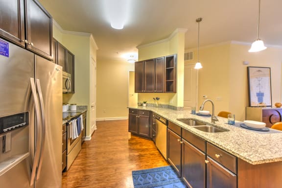 Kitchen with Stainless Steel Appliances at Alaqua, Jacksonville, Florida, 32258