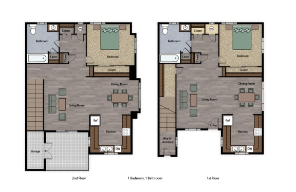 Norwood Annex 1-bed floorplan