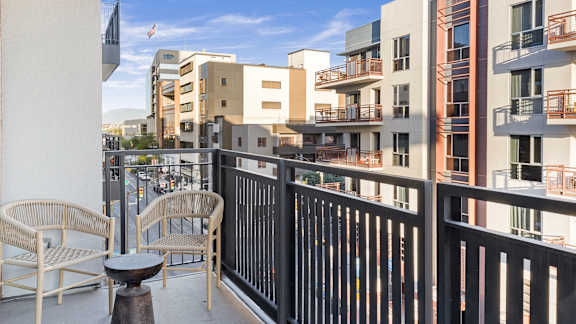 Apartment Patio at Rendezvous Urban Flats, Arizona, 85701